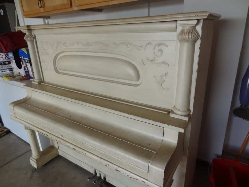 Piano Case before Restoration